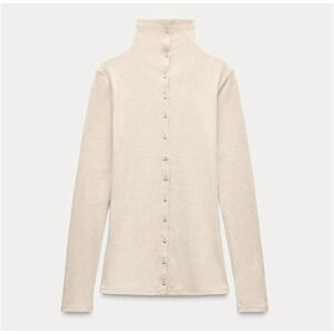 New Thakoon Merino Wool Button up Turtleneck Cardigan. Size S $400 MSRP